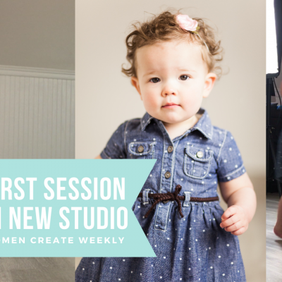 Fresh Starts– First session in new studio